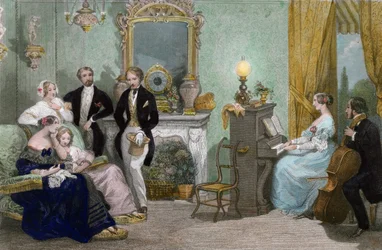 Ein Familienkonzert, ca. 1840